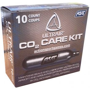 Co2 care package - 9 patroner + 1 smøre patron
